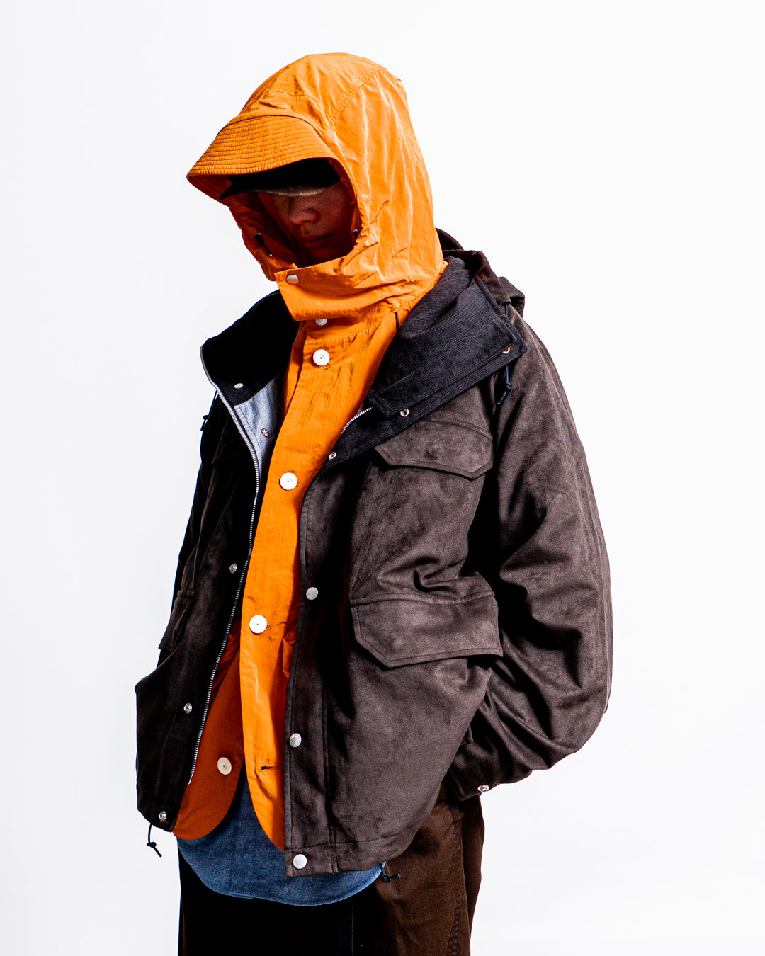THE NORTH FACE Purple Label Synthetic Leather Mountain Parka