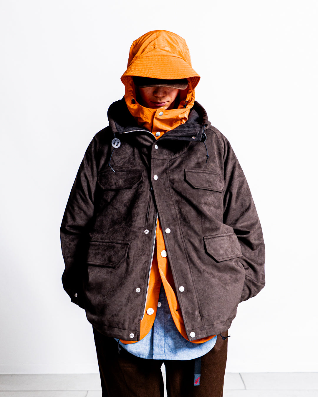 THE NORTH FACE Purple Label Synthetic Leather Mountain Parka