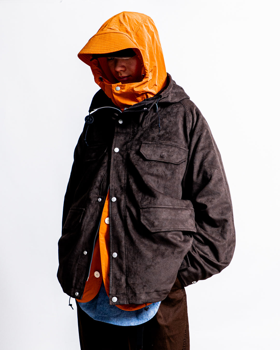 THE NORTH FACE Purple Label Synthetic Leather Mountain Parka