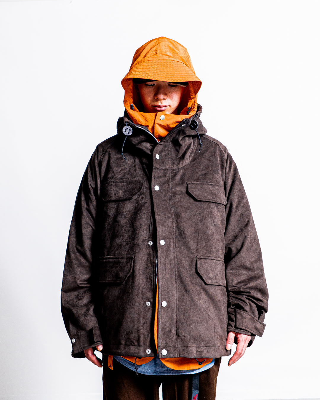 THE NORTH FACE Purple Label Synthetic Leather Mountain Parka