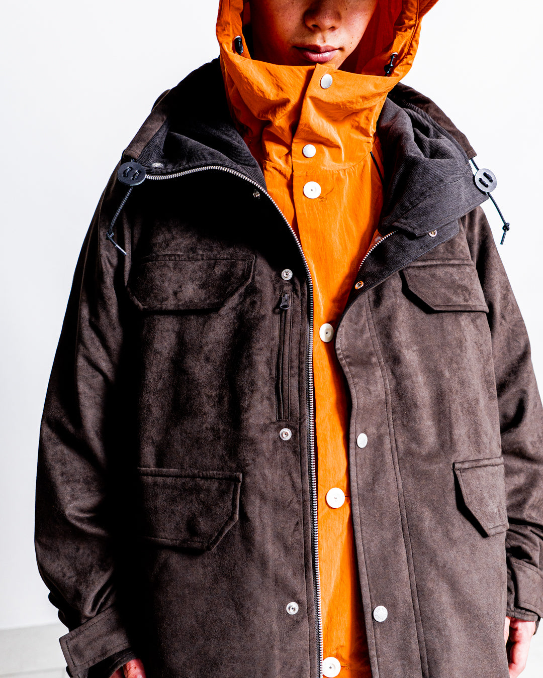 THE NORTH FACE Purple Label Synthetic Leather Mountain Parka