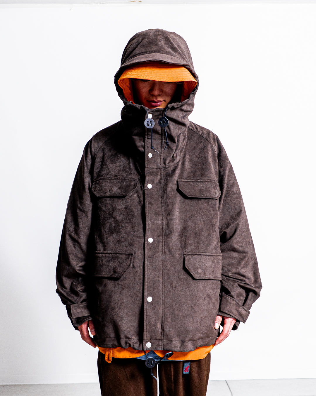 THE NORTH FACE Purple Label Synthetic Leather Mountain Parka