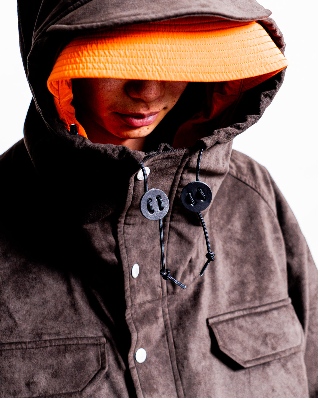 THE NORTH FACE Purple Label Synthetic Leather Mountain Parka