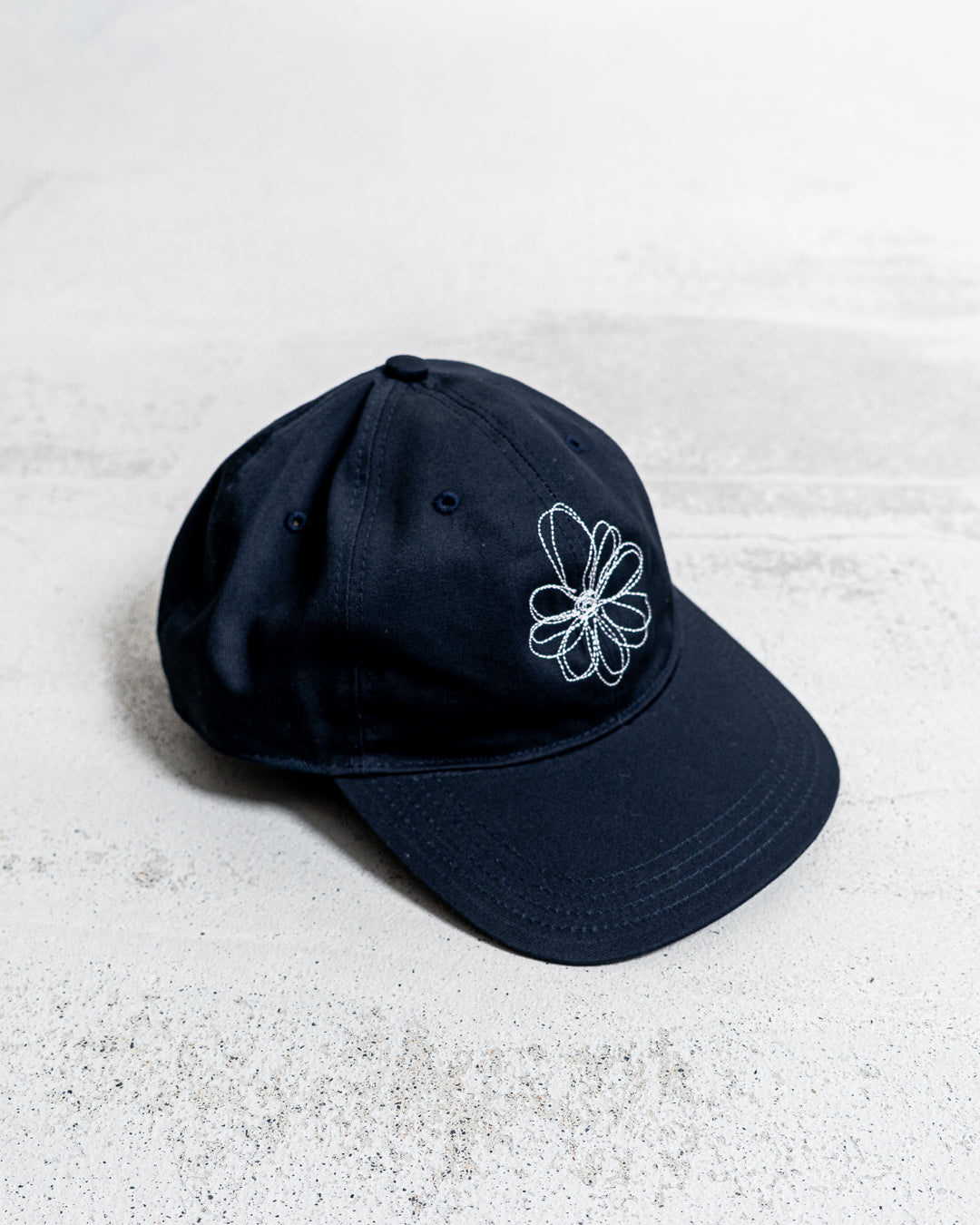 NICK GEAR Hand Stitch Flower Cap