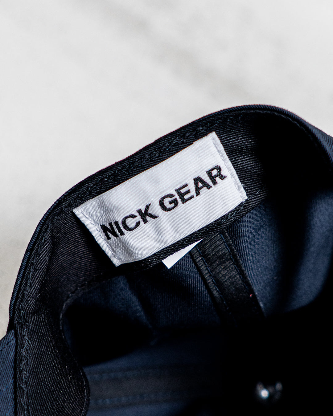 NICK GEAR Hand Stitch Flower Cap