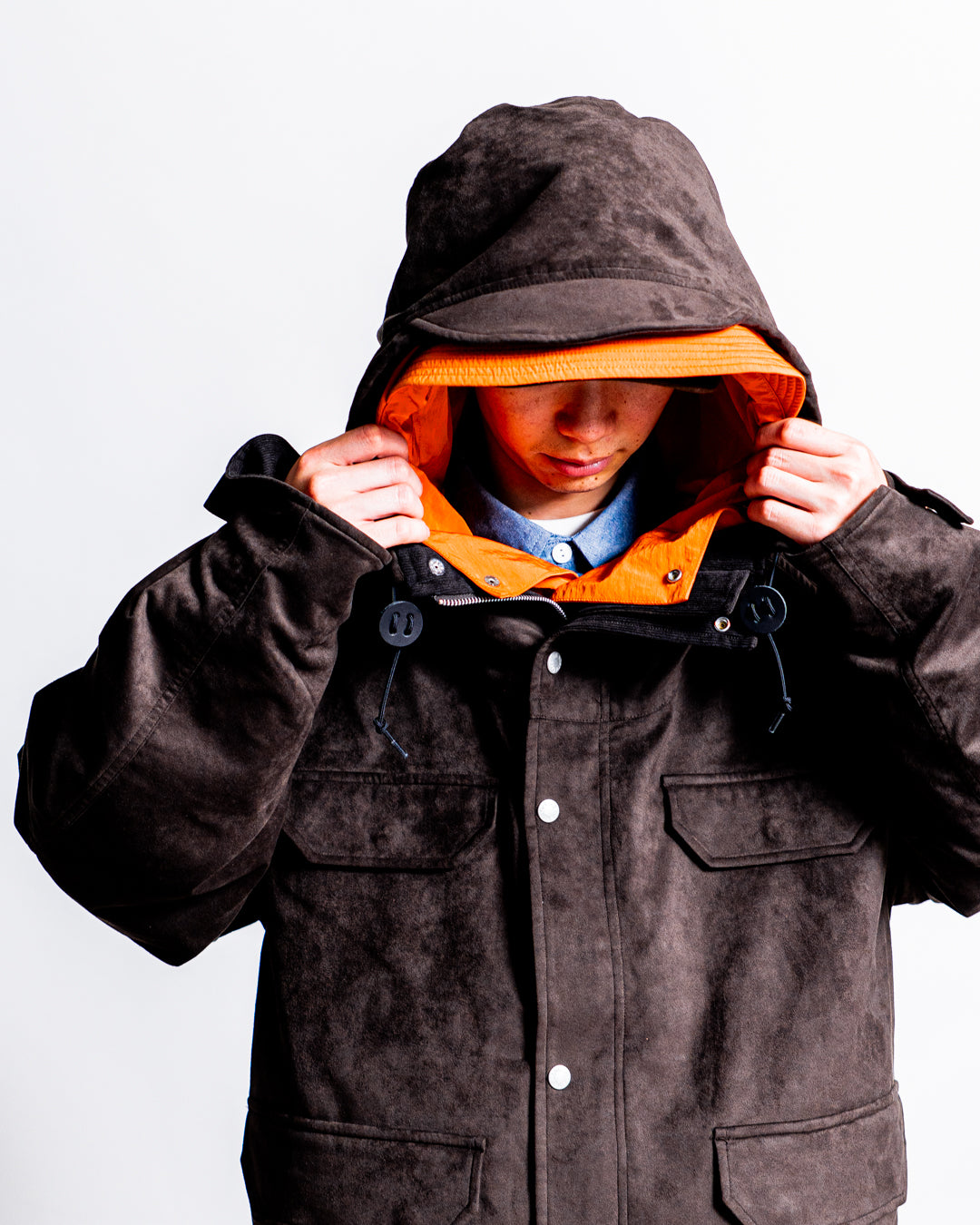 THE NORTH FACE Purple Label Synthetic Leather Mountain Parka