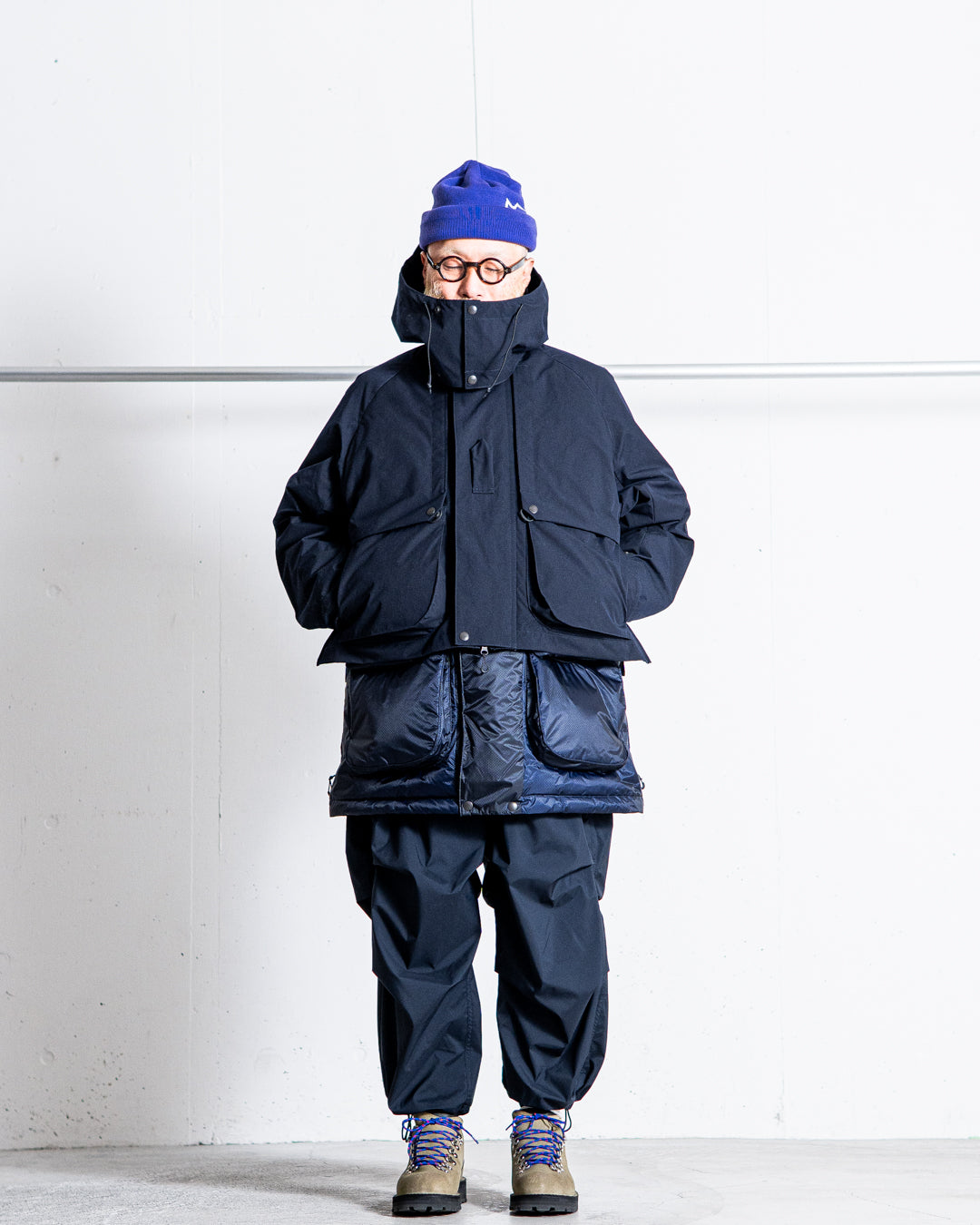 【1.31 sat 22:00 release】norbit × Café Mountain 2-in-1 Down Layered Jacket