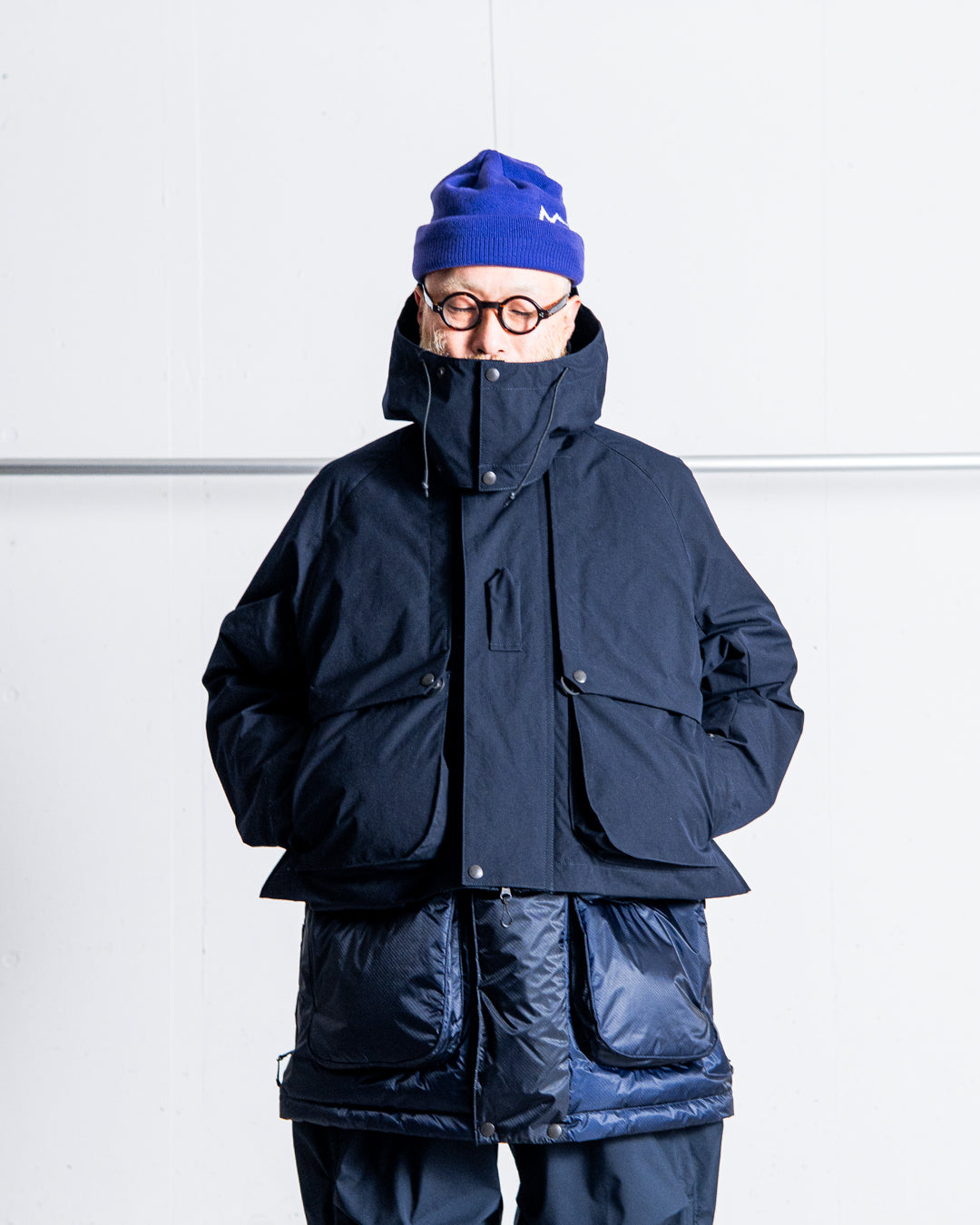 【1.31 sat 22:00 release】norbit × Café Mountain 2-in-1 Down Layered Jacket
