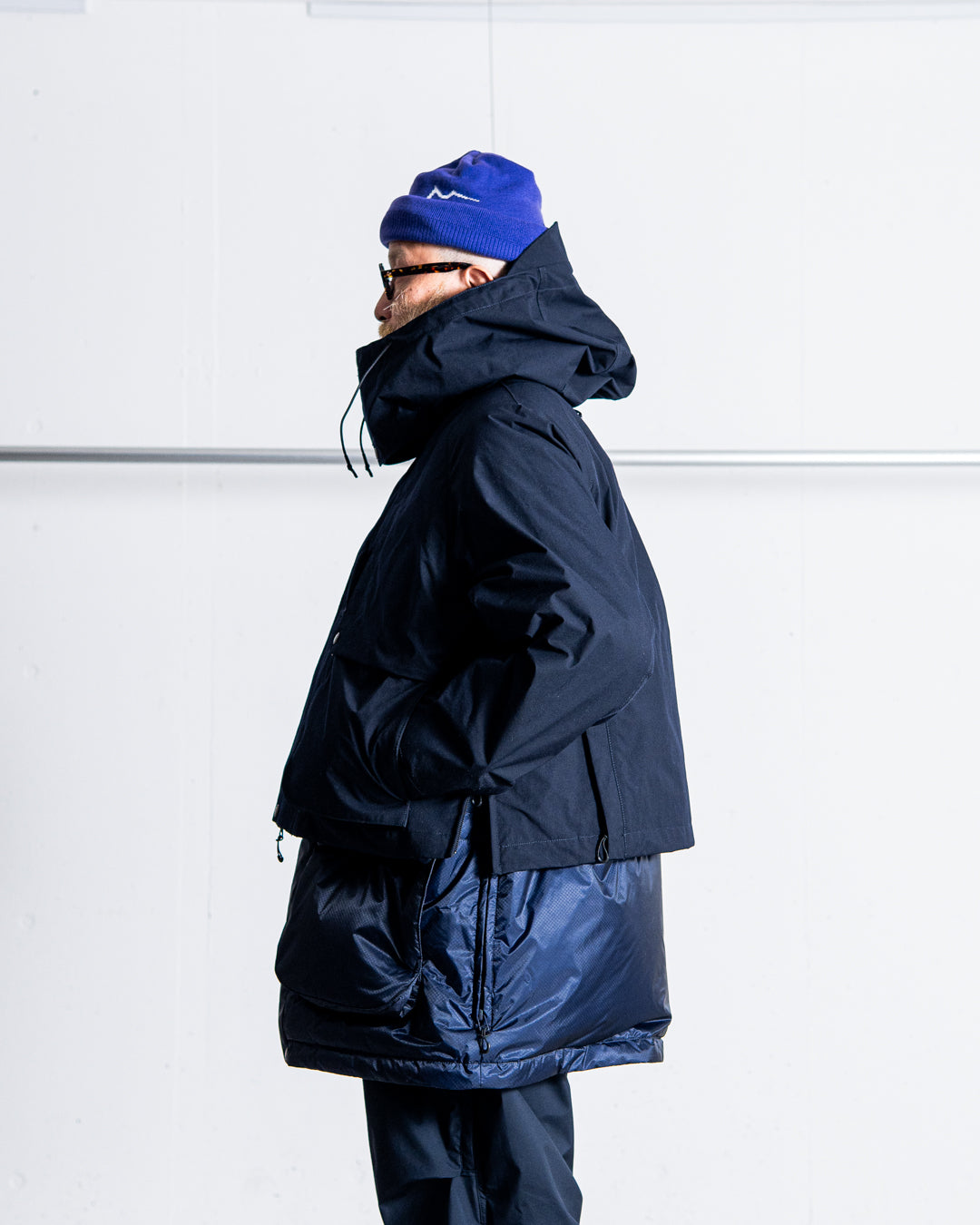 【1.31 sat 22:00 release】norbit × Café Mountain 2-in-1 Down Layered Jacket