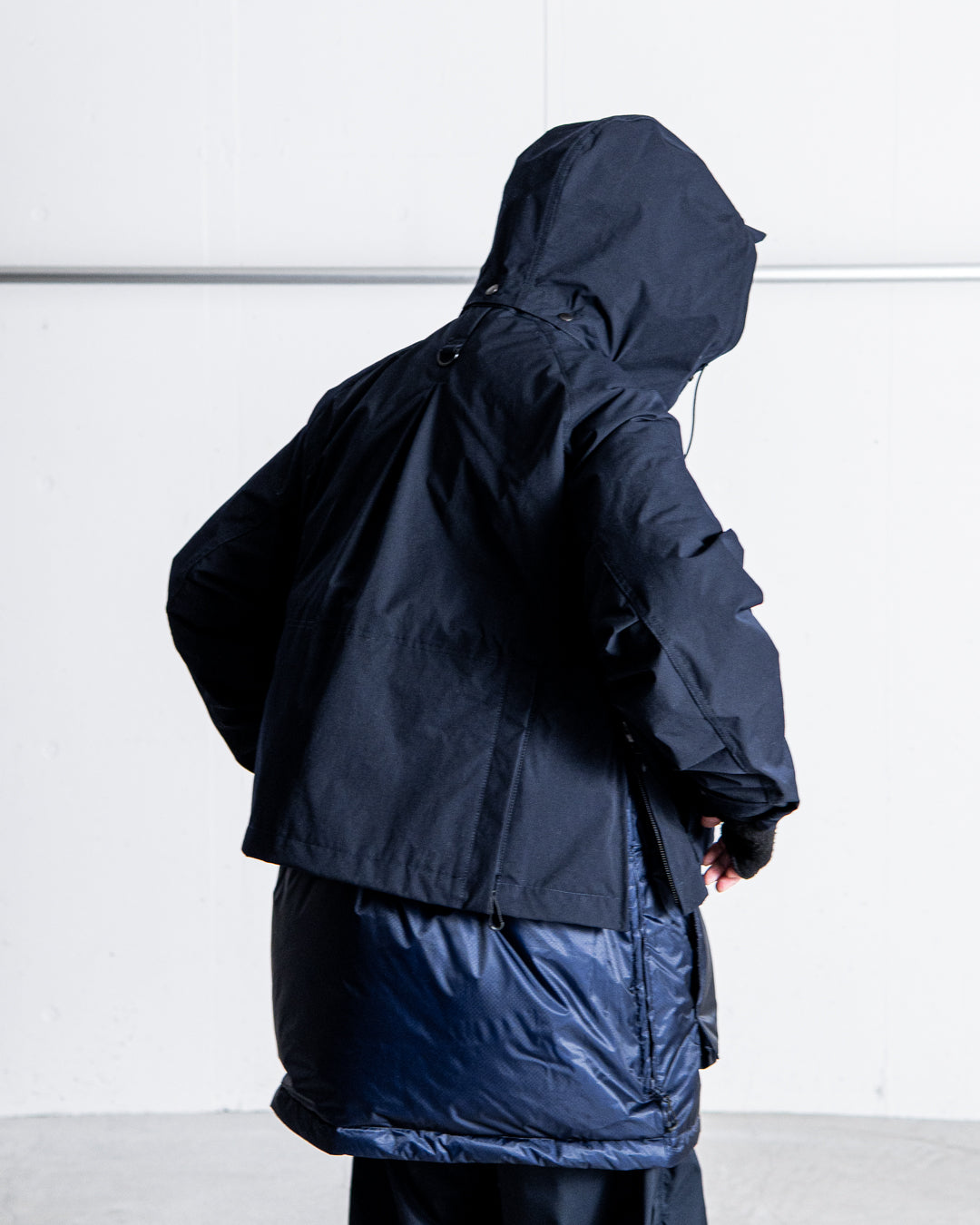 【1.31 sat 22:00 release】norbit × Café Mountain 2-in-1 Down Layered Jacket