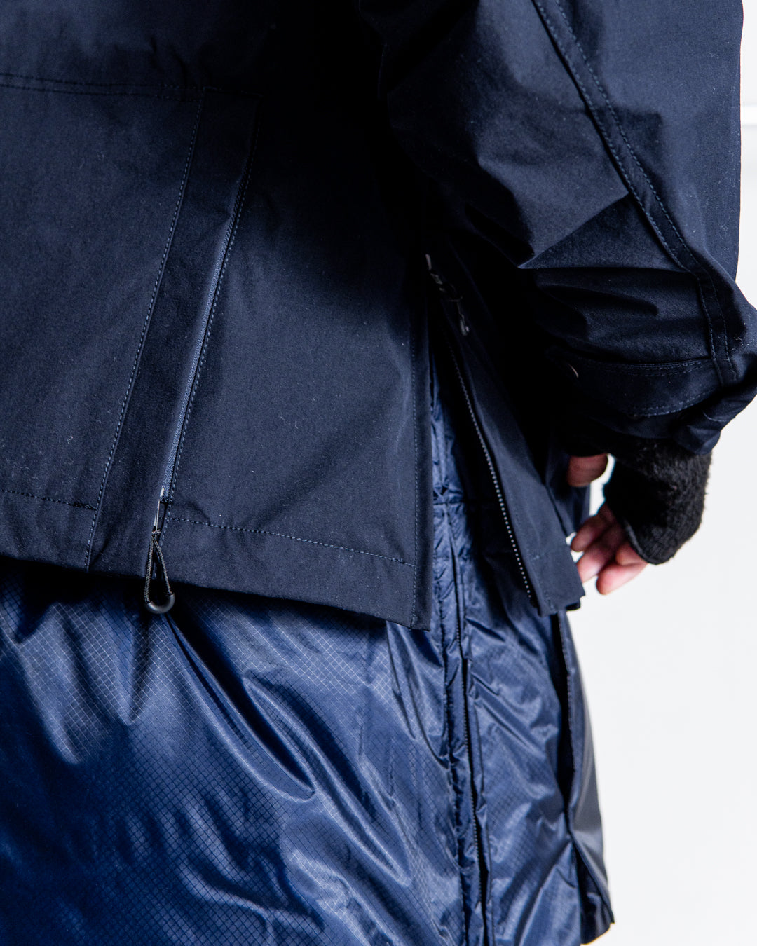 【1.31 sat 22:00 release】norbit × Café Mountain 2-in-1 Down Layered Jacket