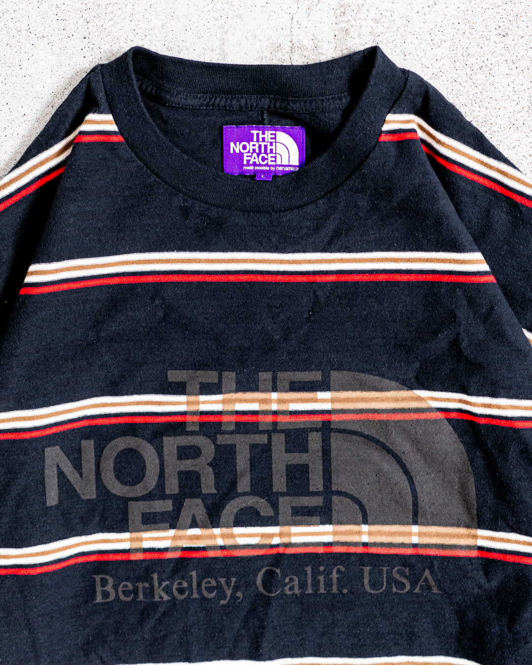 THE NORTH FACE Purple Label Field Long Sleeve Striped Tee