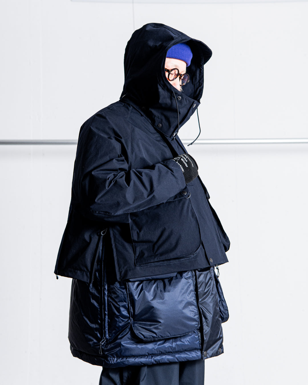 【1.31 sat 22:00 release】norbit × Café Mountain 2-in-1 Down Layered Jacket