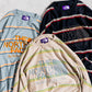 THE NORTH FACE Purple Label Field Long Sleeve Striped Tee