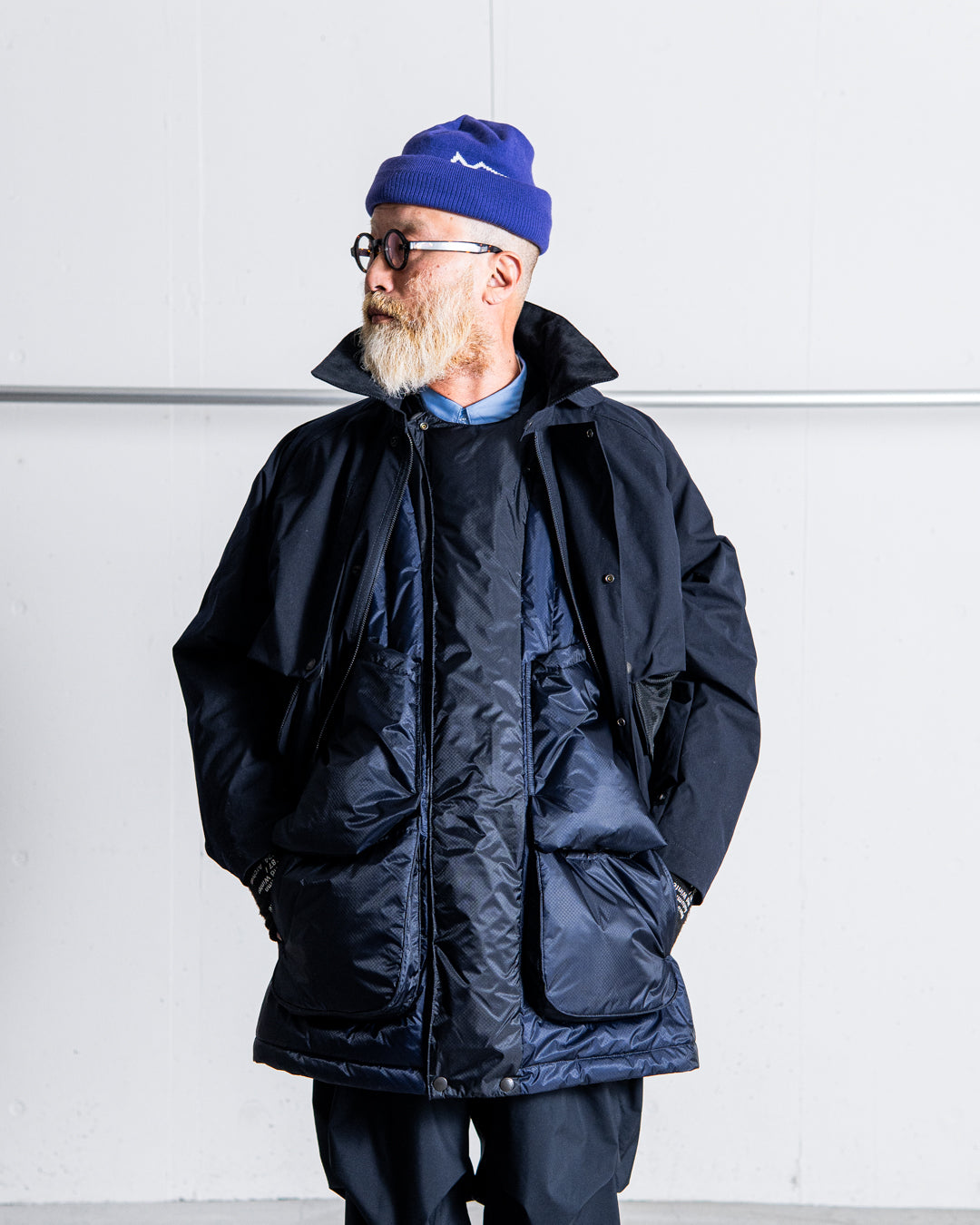 【1.31 sat 22:00 release】norbit × Café Mountain 2-in-1 Down Layered Jacket