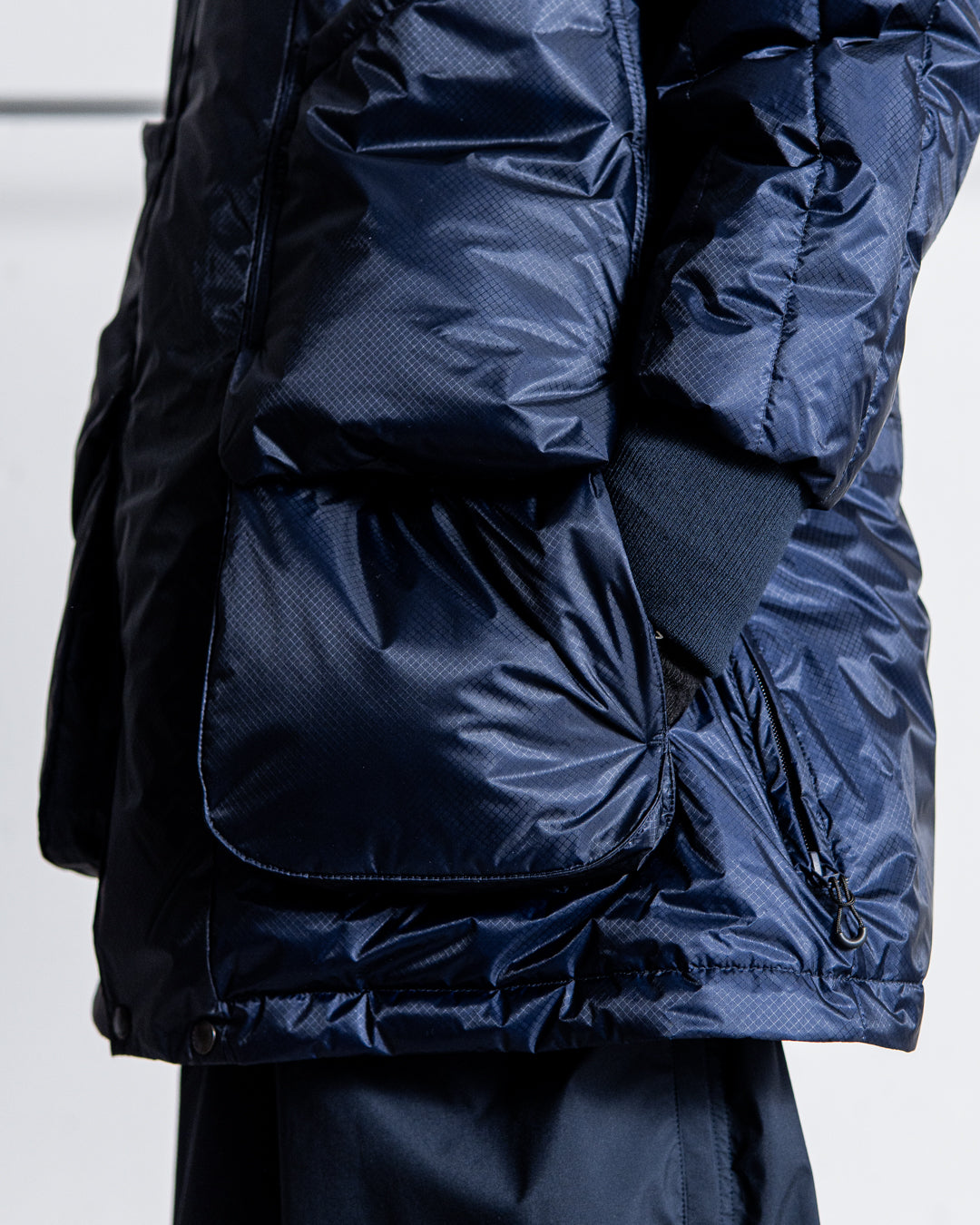 【1.31 sat 22:00 release】norbit × Café Mountain 2-in-1 Down Layered Jacket