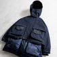 【1.31 sat 22:00 release】norbit × Café Mountain 2-in-1 Down Layered Jacket
