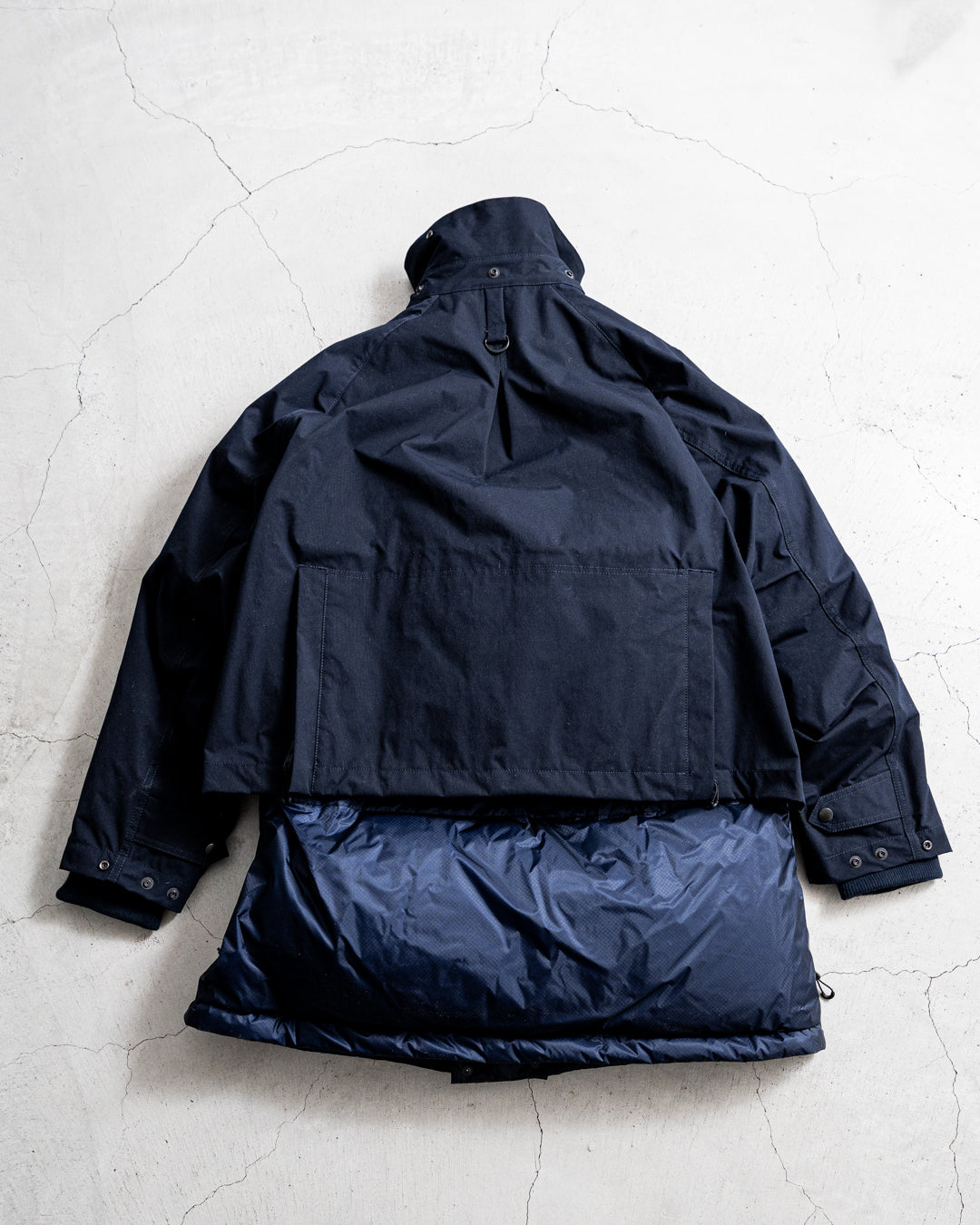 【1.31 sat 22:00 release】norbit × Café Mountain 2-in-1 Down Layered Jacket