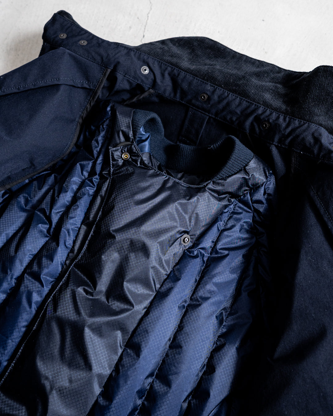 【1.31 sat 22:00 release】norbit × Café Mountain 2-in-1 Down Layered Jacket