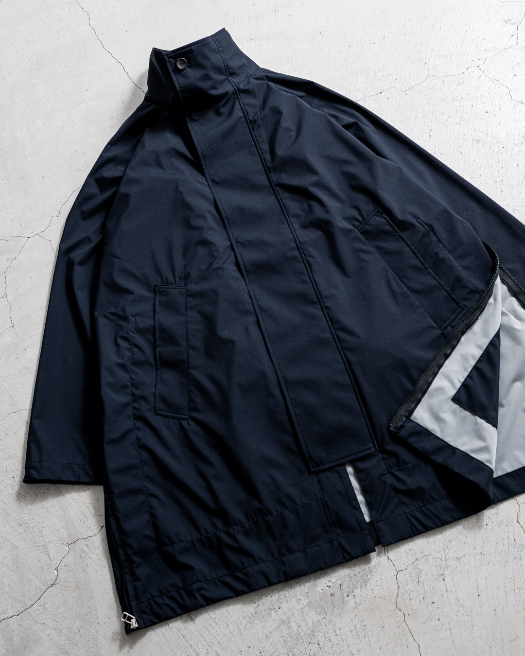 UNTRACE 3L STAND COLLAR COAT_231