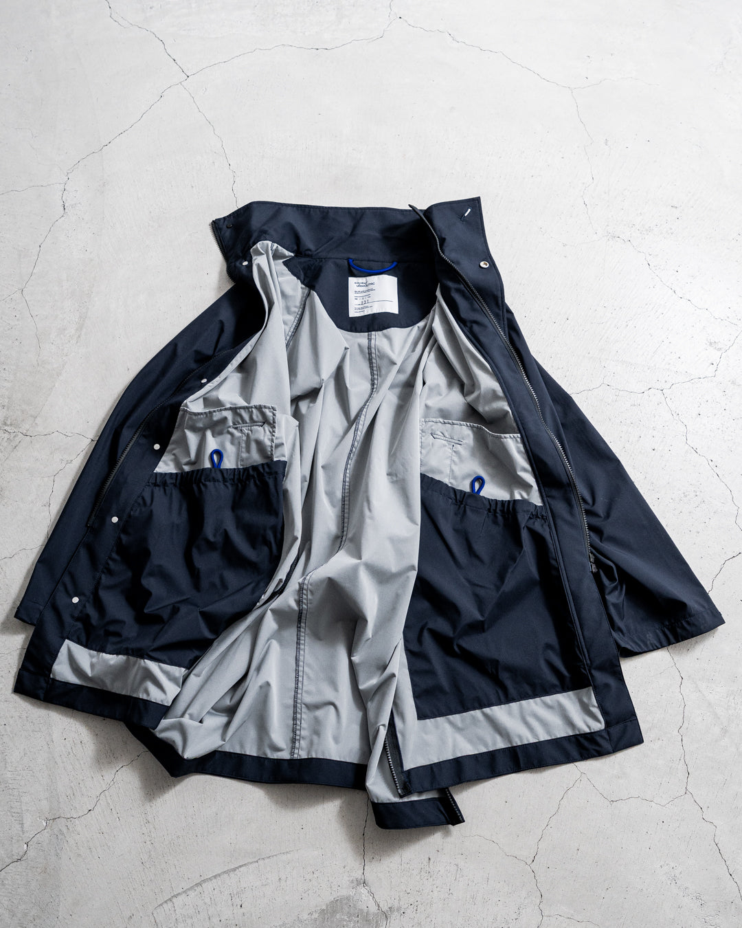 UNTRACE 3L STAND COLLAR COAT_231