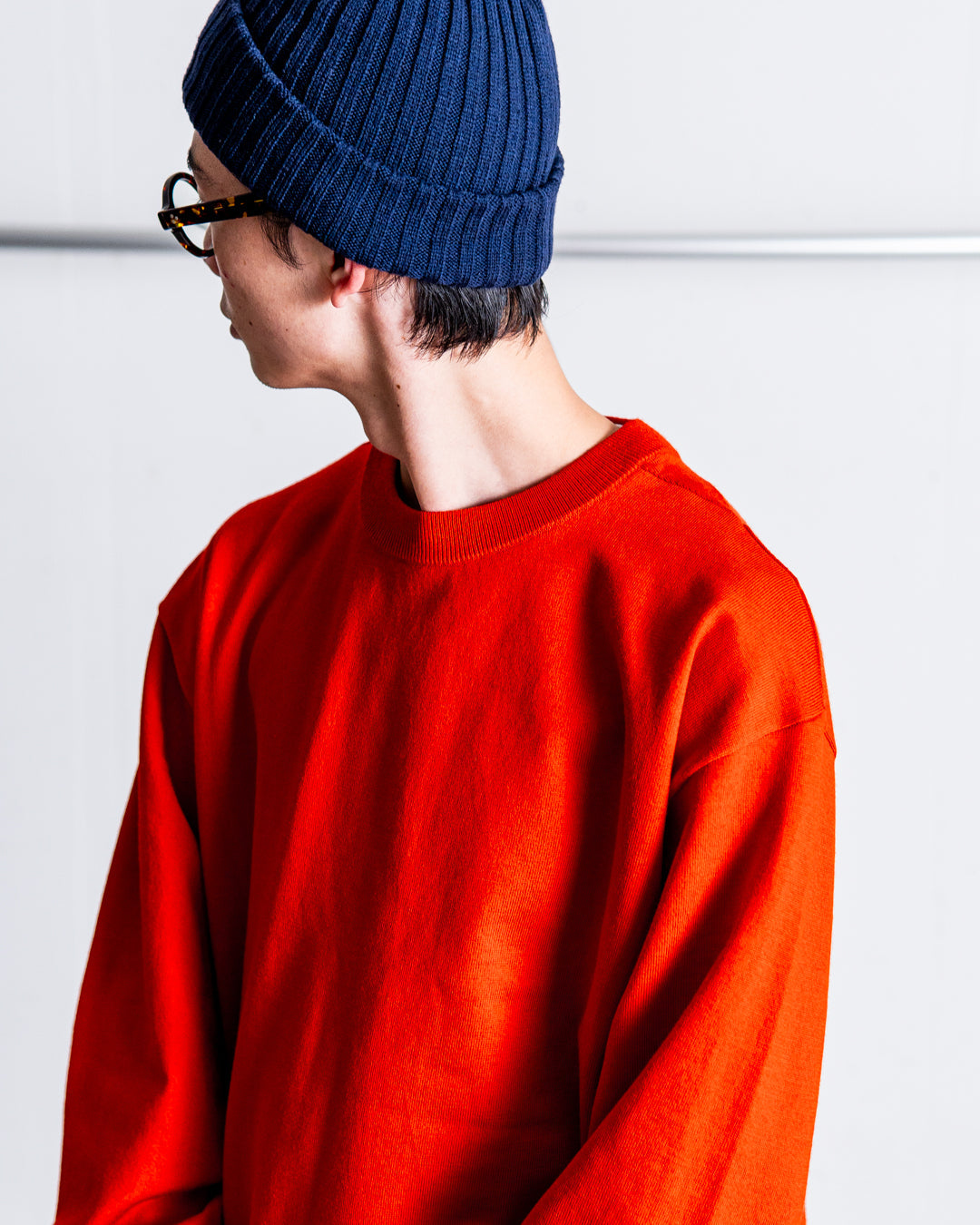 snow peak Washable Wool Crewneck Knit