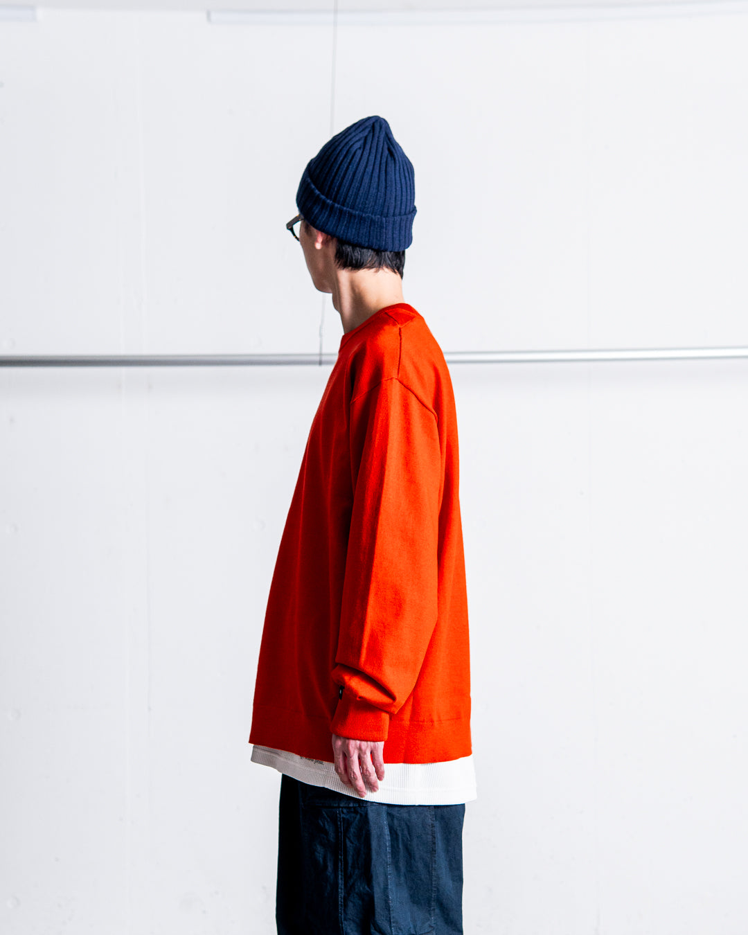 snow peak Washable Wool Crewneck Knit