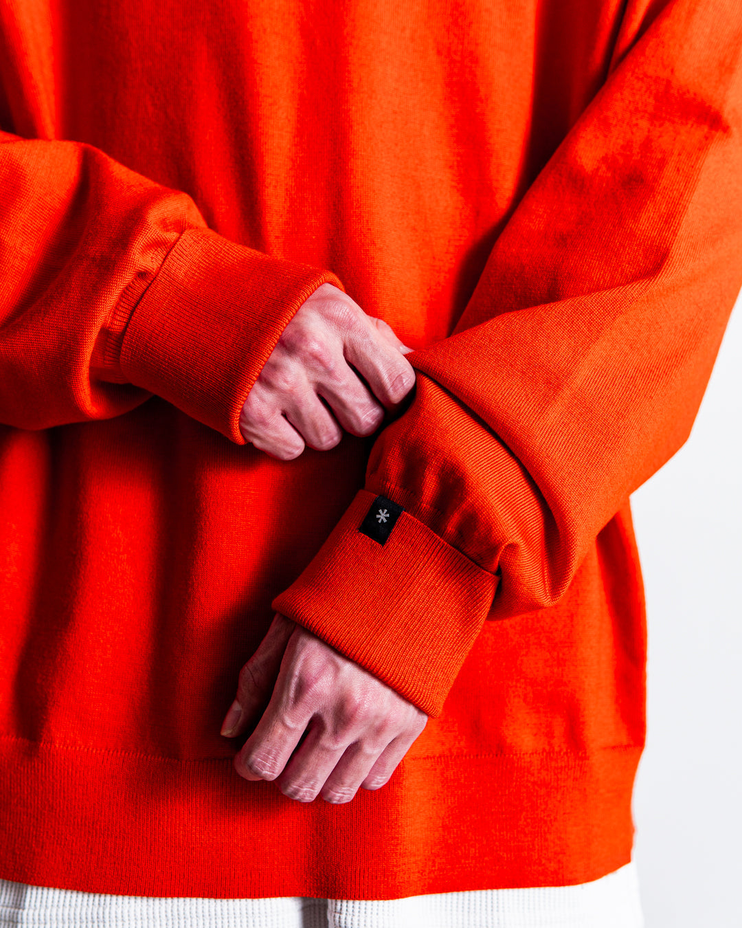 snow peak Washable Wool Crewneck Knit