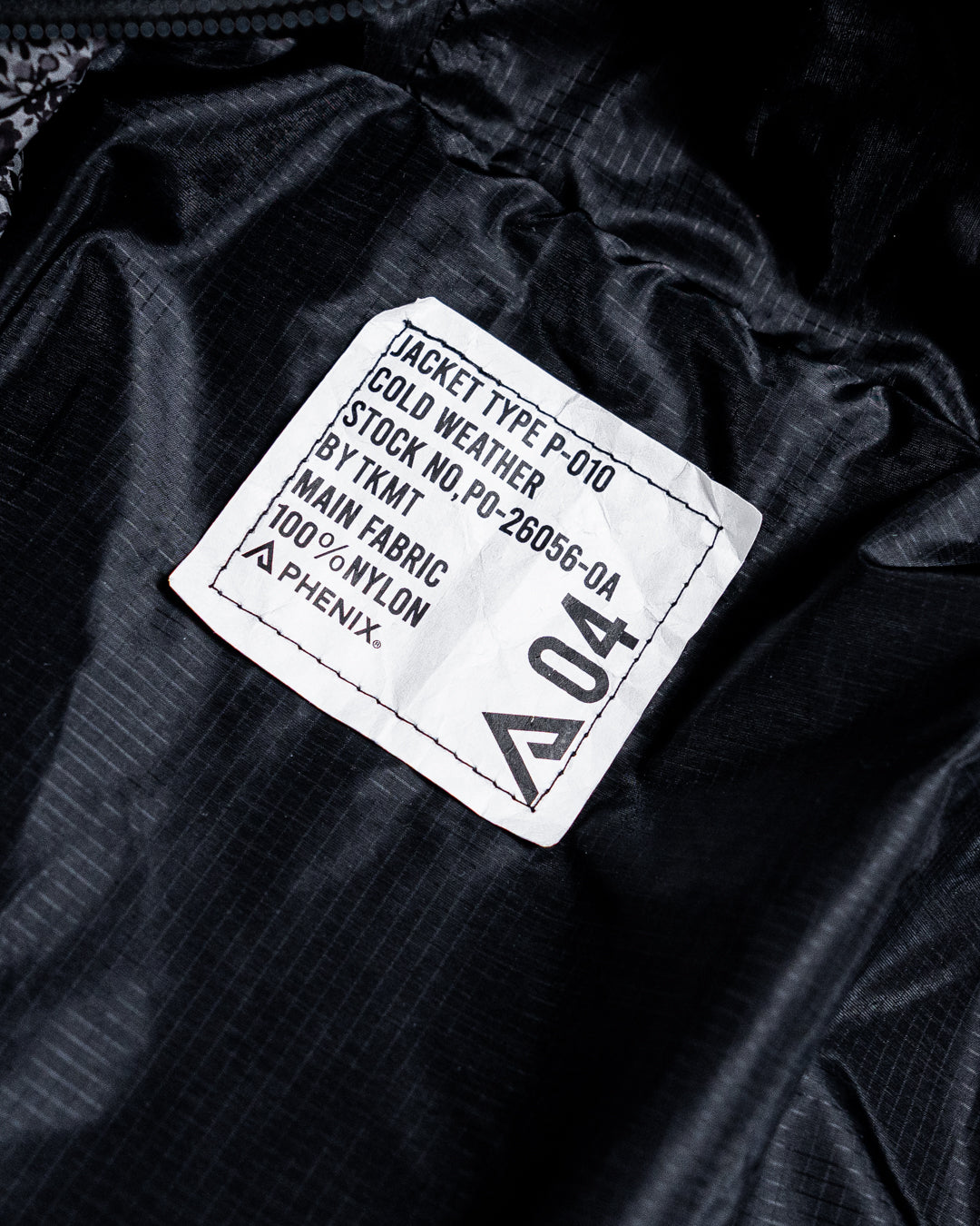 【REVERSIBLE】PHENIX by TKMT JACKET, TYPE P-010 / QUILTED TECH MOUNTAIN PARKA