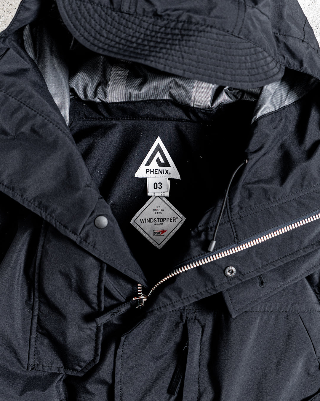 PHENIX COLLECTION WINDSTOPPER TEACH SMOG COAT