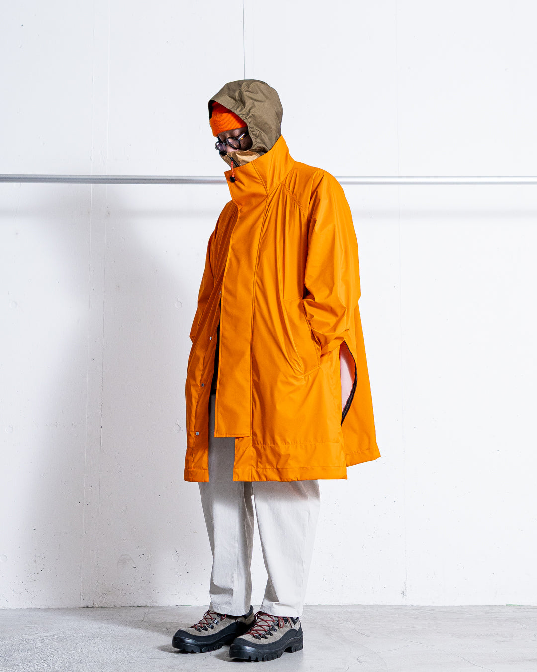 UNTRACE 3L STAND COLLAR COAT_231