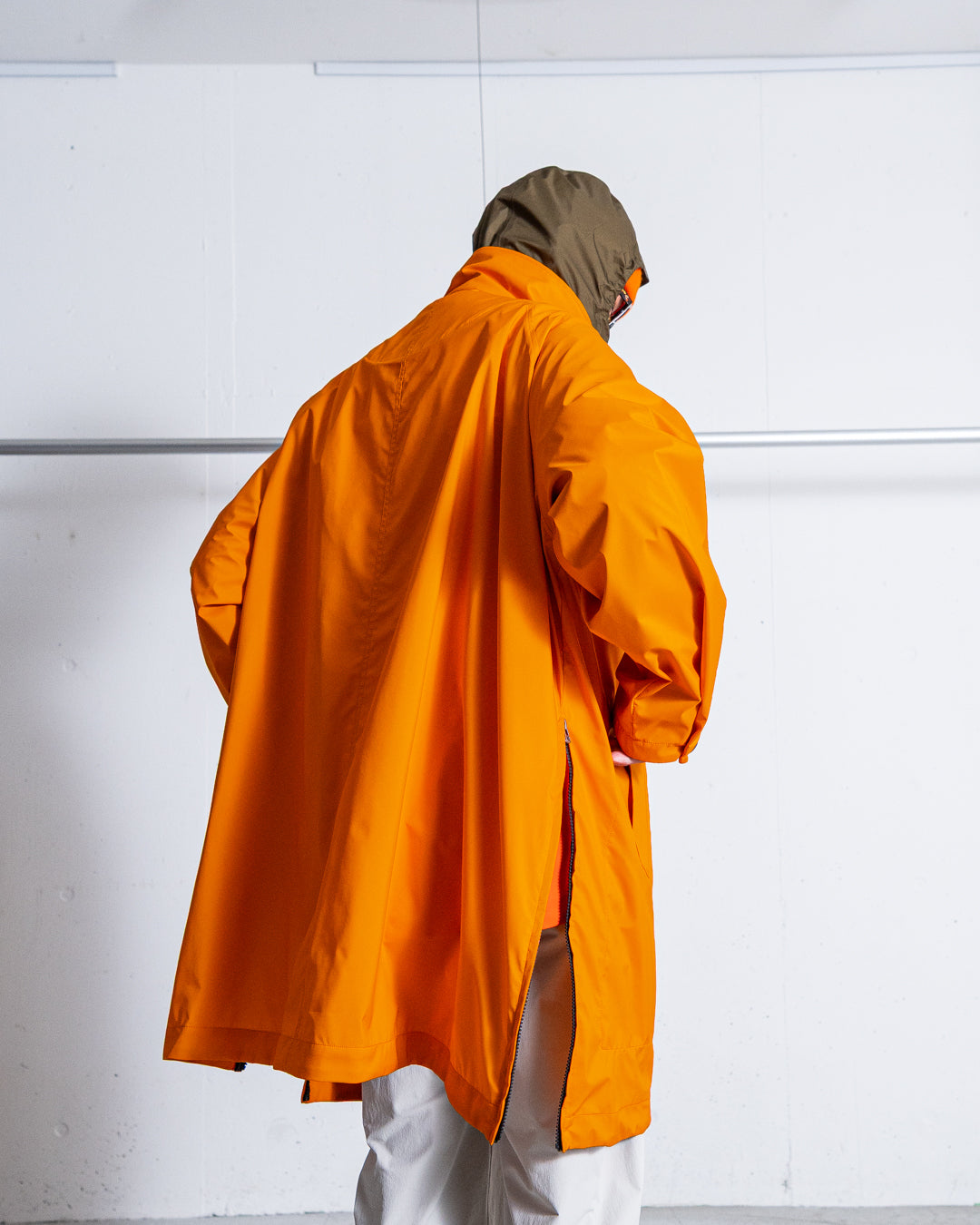 UNTRACE 3L STAND COLLAR COAT_231