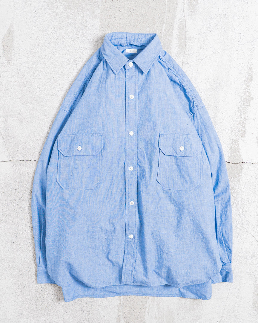 SANMONT Cotton Chambray Work Shirt