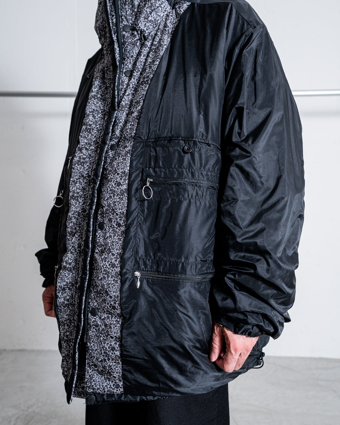 【REVERSIBLE】PHENIX by TKMT JACKET, TYPE P-010 / QUILTED TECH MOUNTAIN PARKA