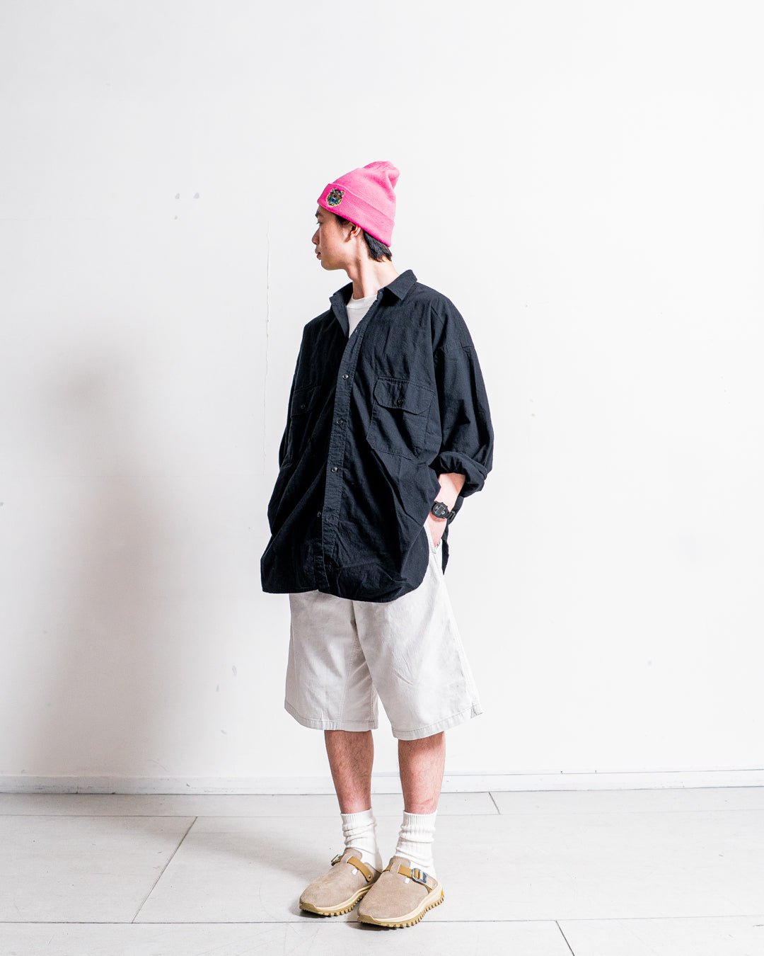 SANMONT Cotton Silk Work Shirt
