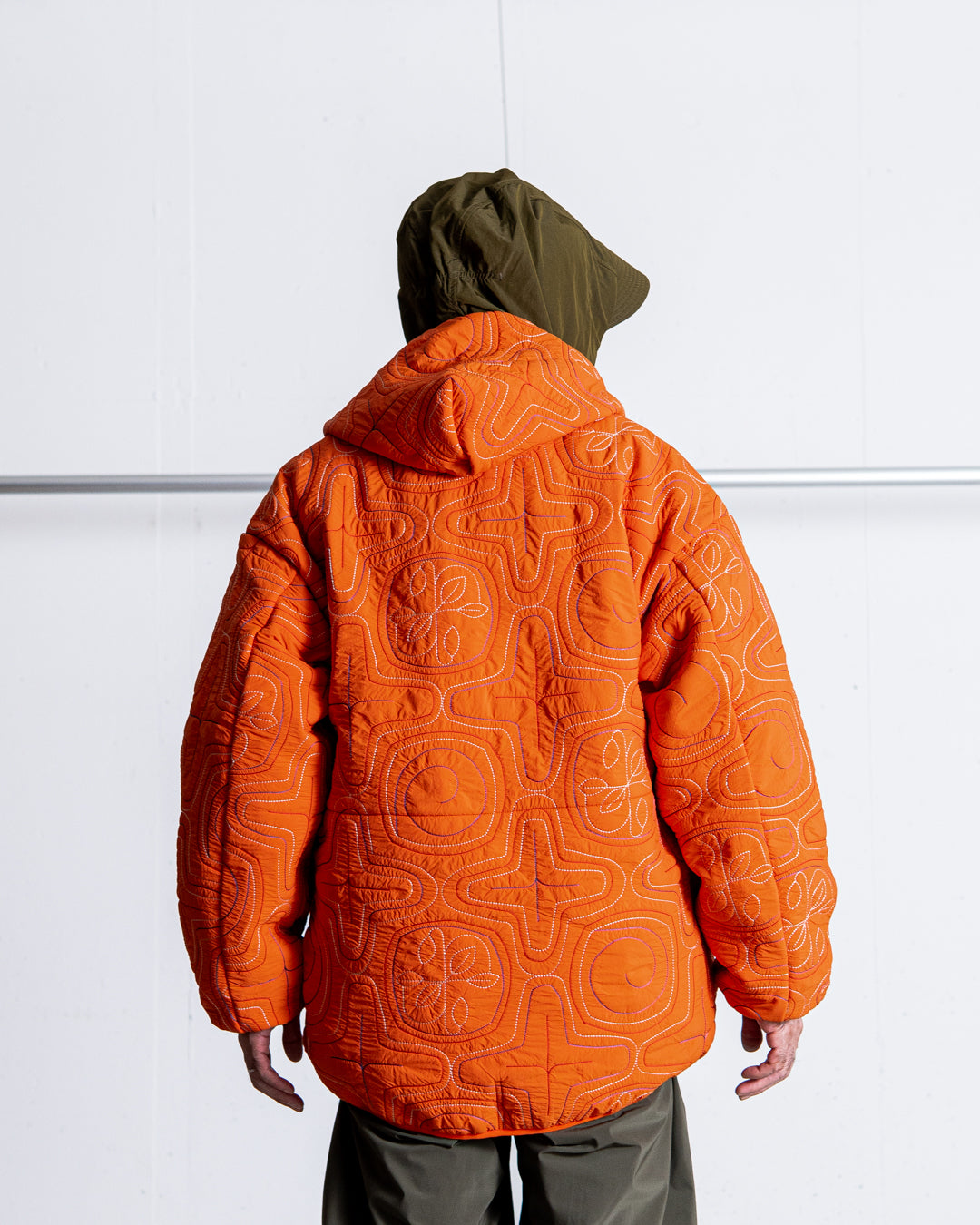 norbit Ainu quilted hood jacket