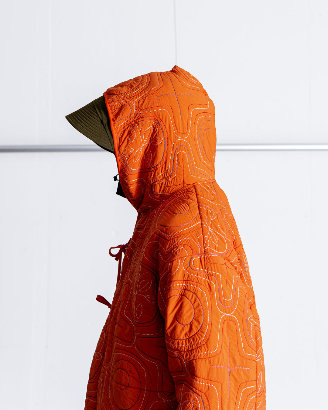 norbit Ainu quilted hood jacket