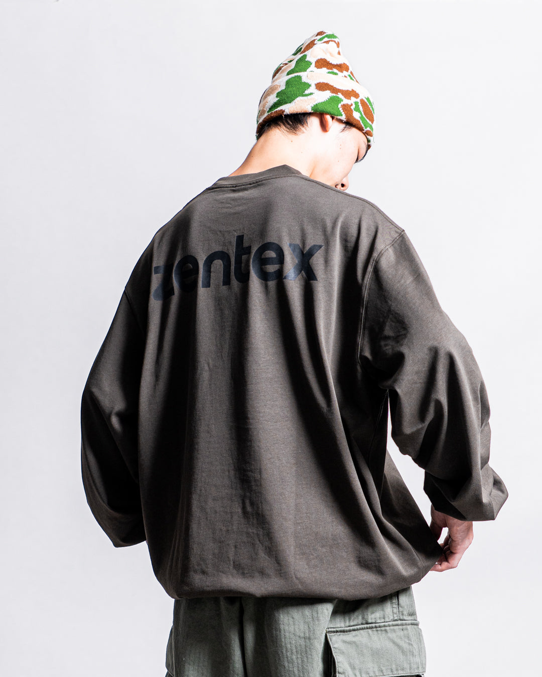 【zentex exclusive】ES.U LS T-shirts "zentex custom"
