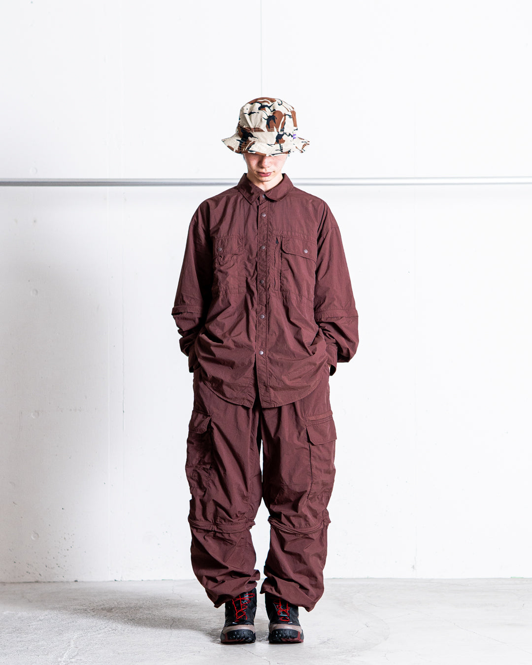 【2WAY ITEM】snow peak Garment Dyed Convertible Pants