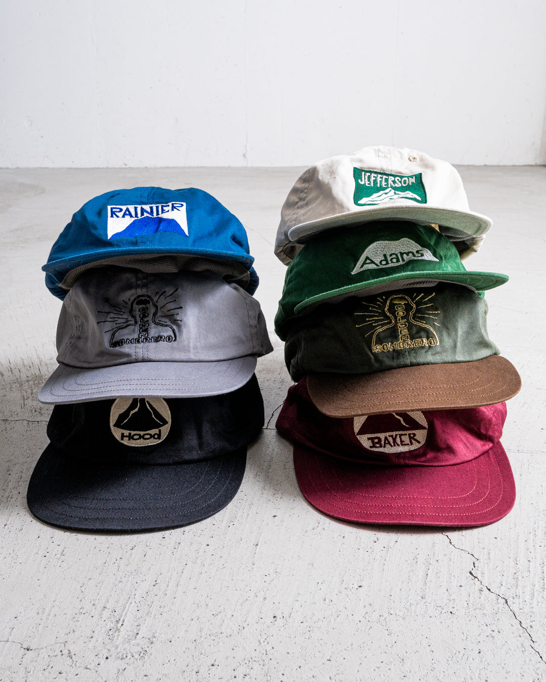 琥*郎様 THE CAP別注モデル 通販] Golden Sombrero (TACOMA FUJI RECORDS x DECHO) 6 PANEL CAP