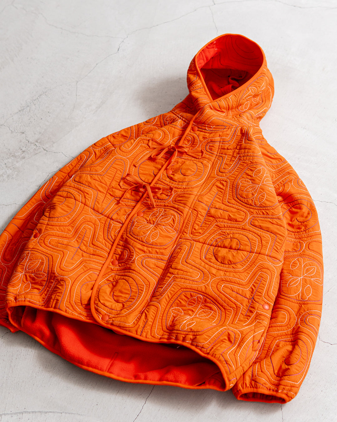 norbit Ainu quilted hood jacket