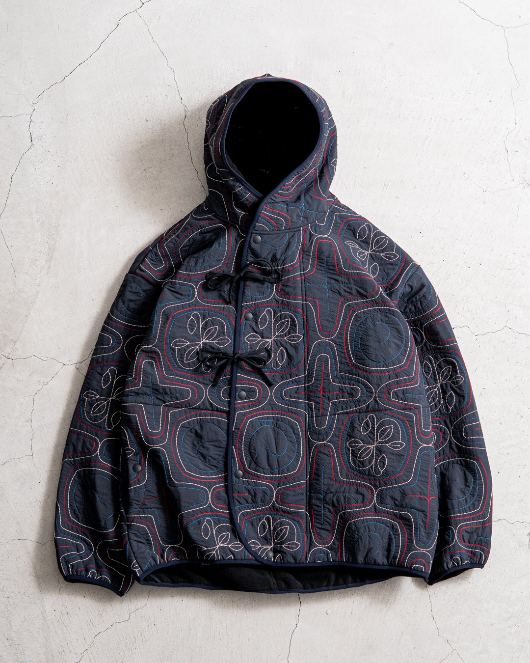 norbit Ainu quilted hood jacket