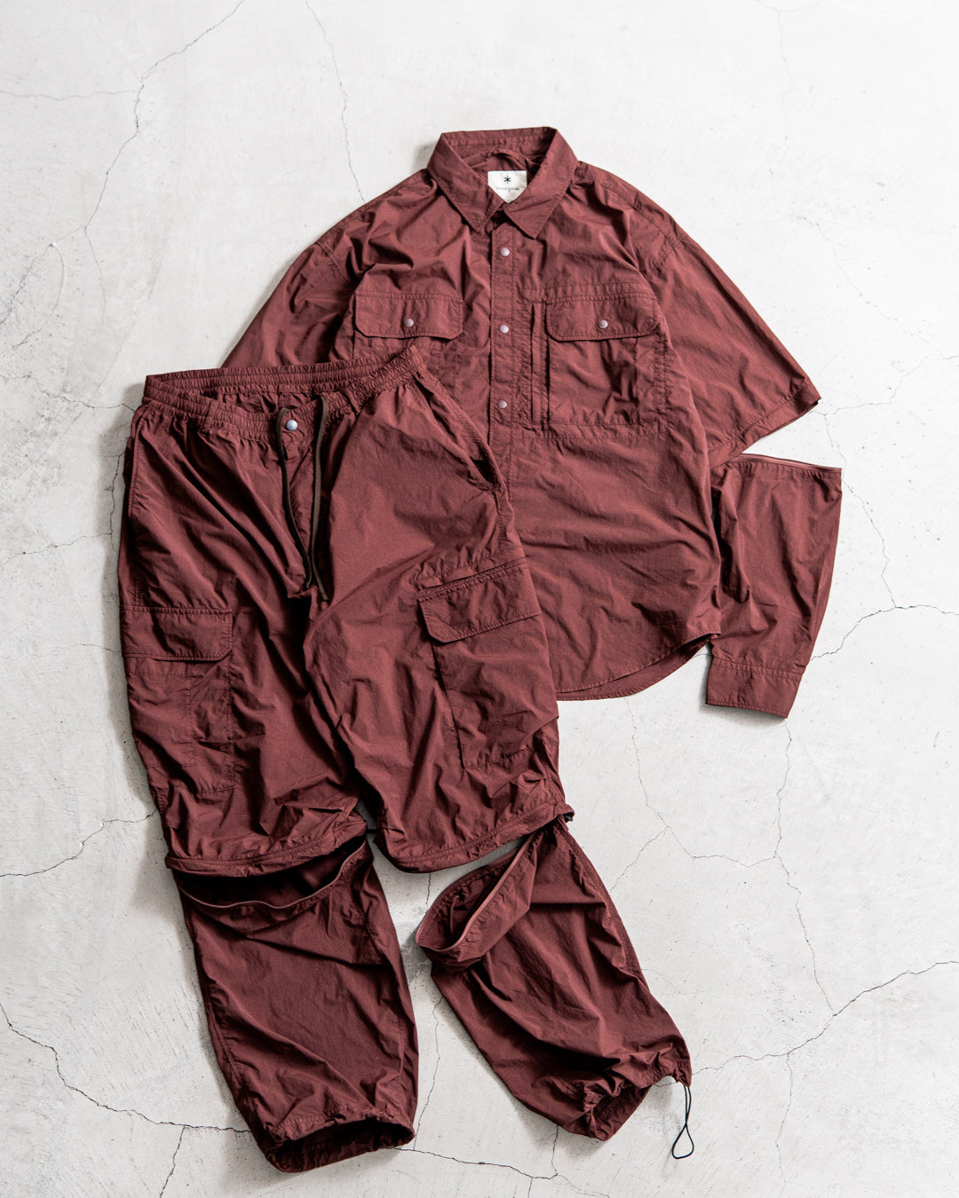 【2WAY ITEM】snow peak Garment Dyed Convertible Pants