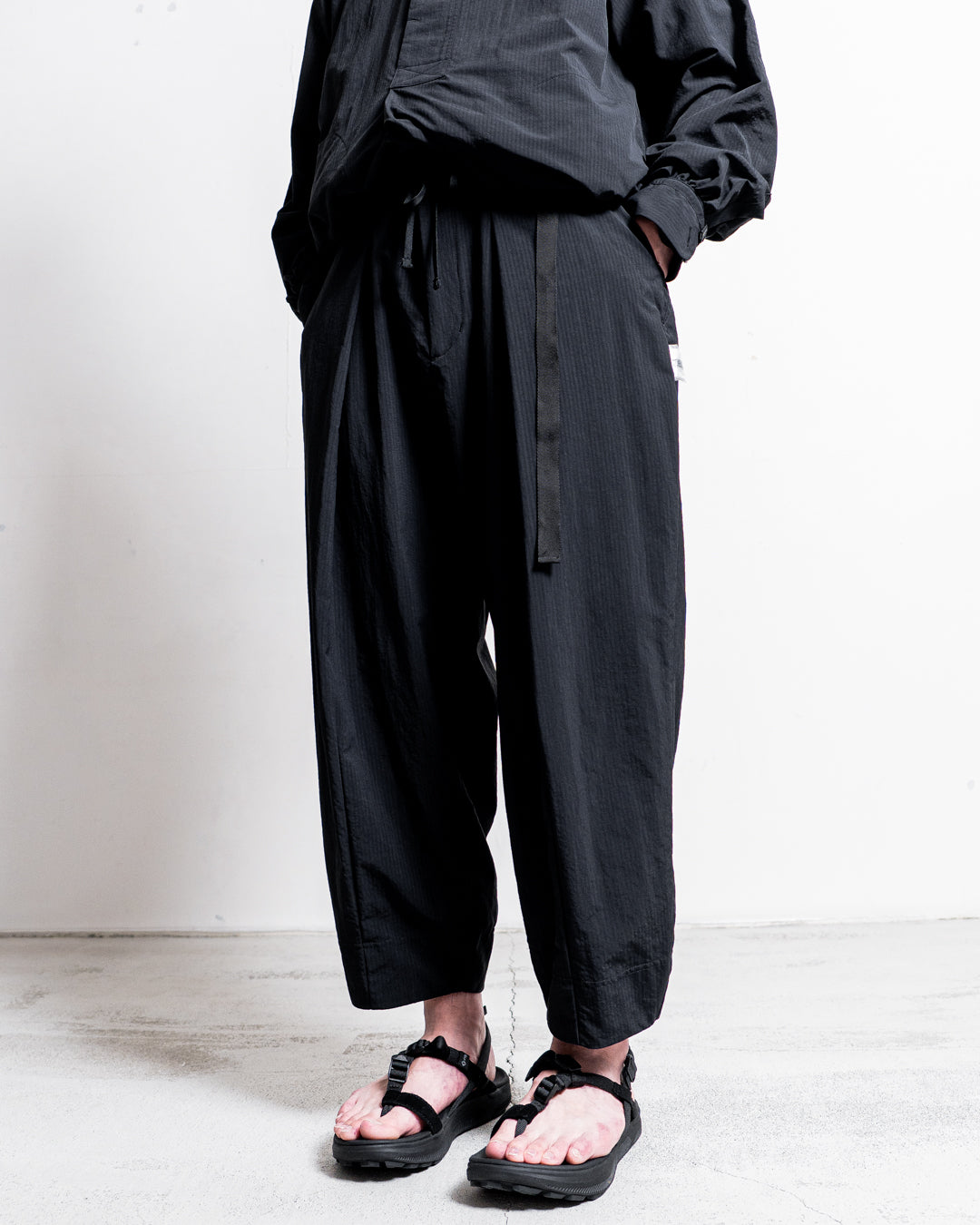 【zentex exclusive】norbit Shadow Stripe Cropped Easy Pants "zentex custom"