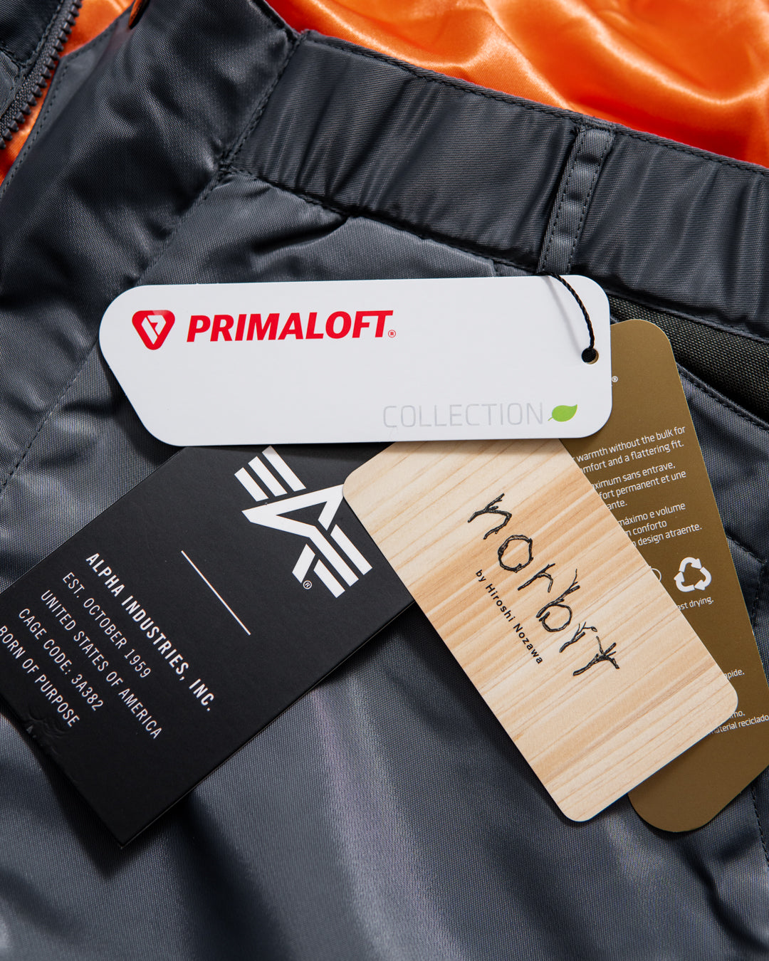 【Collaboration】norbit × Alpha industries Side-opening Padding Samue Pants