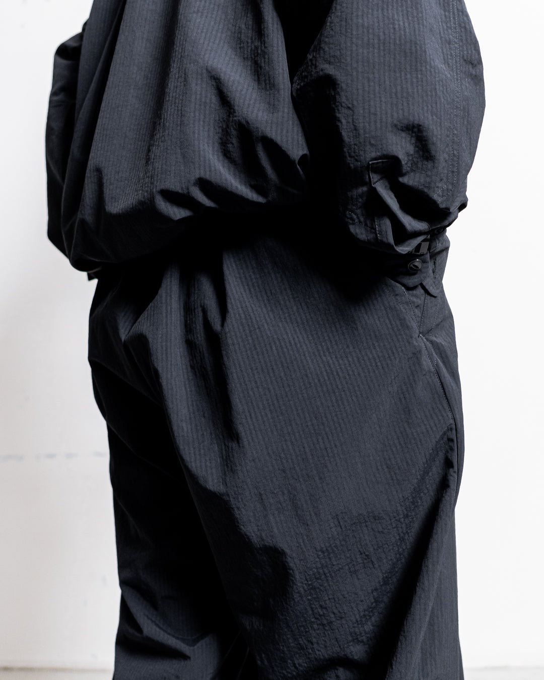 【zentex exclusive】norbit Shadow Stripe Cropped Easy Pants "zentex custom"