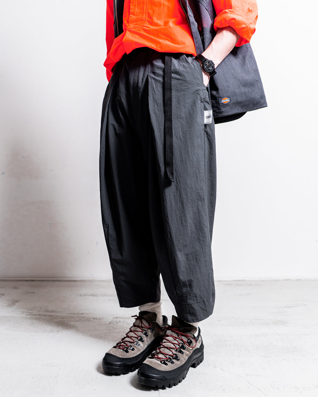 【zentex exclusive】norbit Shadow Stripe Cropped Easy Pants "zentex custom"