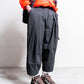 【zentex exclusive】norbit Shadow Stripe Cropped Easy Pants "zentex custom"
