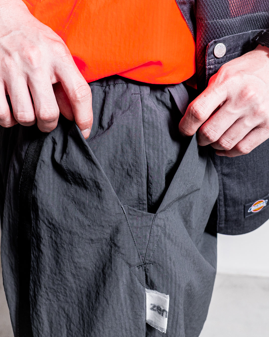 【zentex exclusive】norbit Shadow Stripe Cropped Easy Pants "zentex custom"