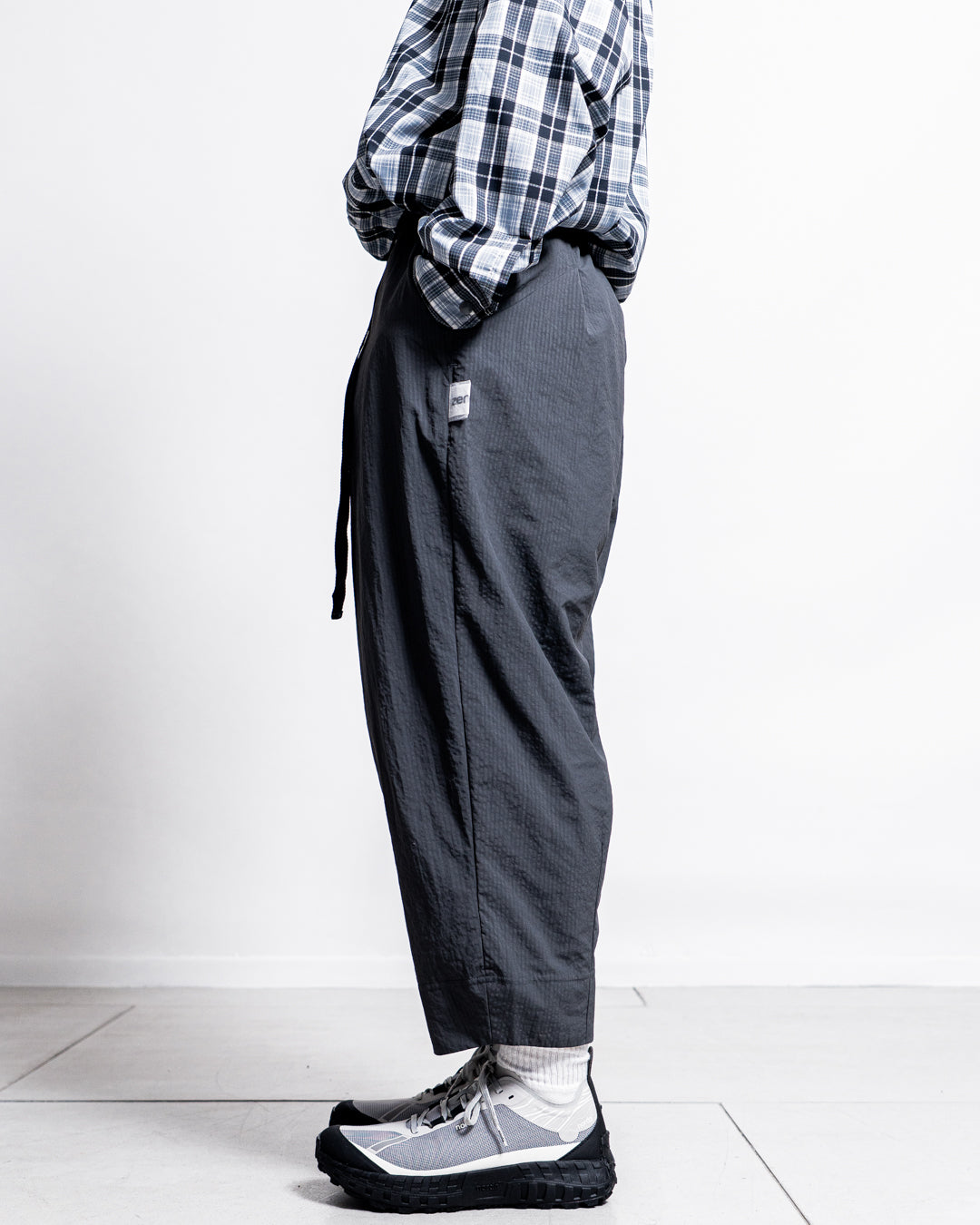 【zentex exclusive】norbit Shadow Stripe Cropped Easy Pants "zentex custom"